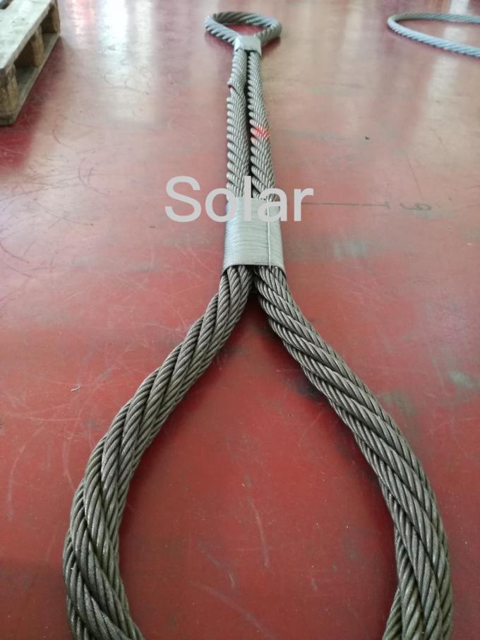 Cable Laid Grommet Heavy Duty Lifting Slings Endless Loop Lifting Eye