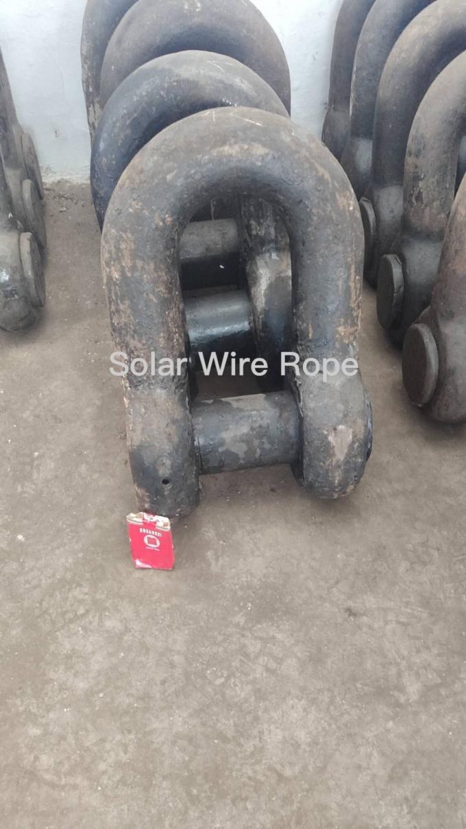 Double Hook Heavy Type Marine Anchor Chain 12.5162mm Triangle Steel Plate